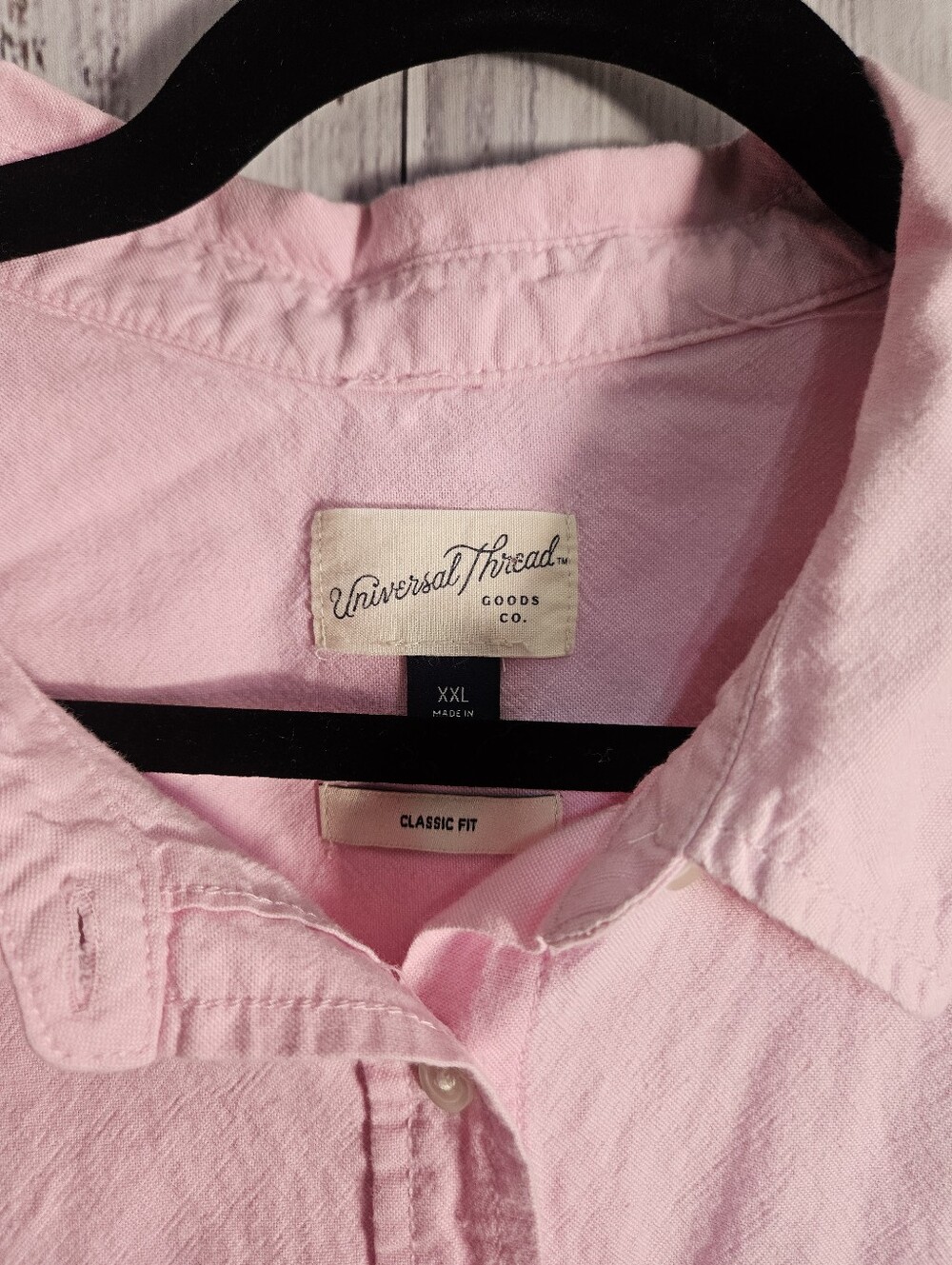 Universal Thread Pink Button-Front Shirt - Picture 3 of 4
